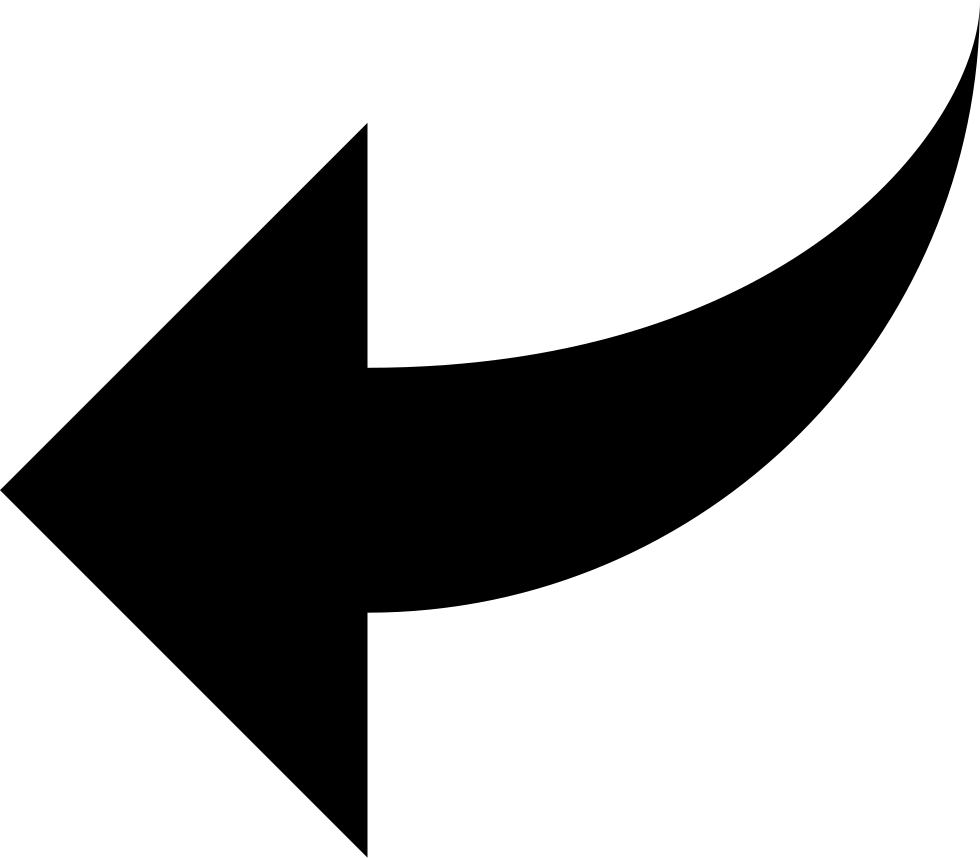 Arrow Pointing To Left Comments - Curved Arrow Vector (980x858), Png Download