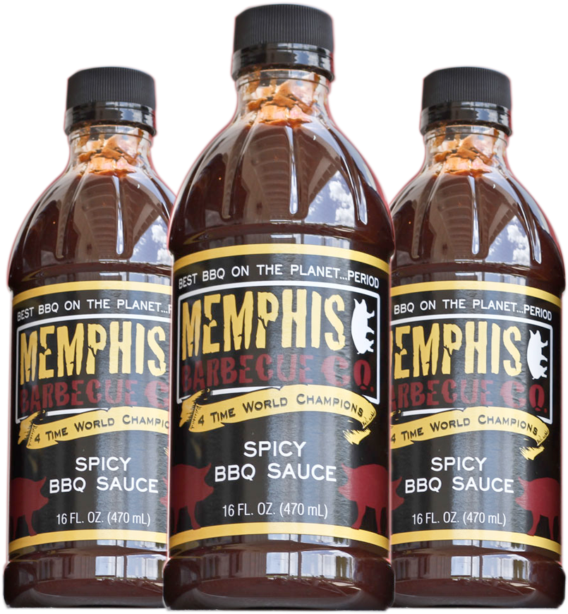 Barbecue Sauce - Spicy - Glass Bottle (1000x951), Png Download