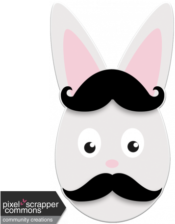 Clip Stock Bunny Graphic By Gina - Rabbit (456x456), Png Download