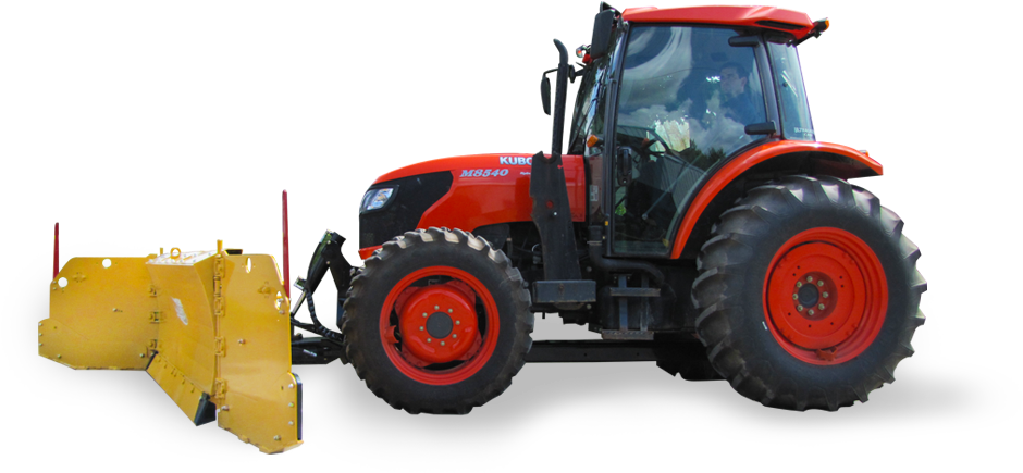 Agrimaxx Snow Plow - Tractor Back Pusher (1000x487), Png Download