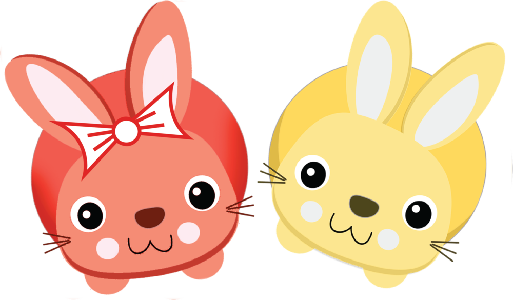 Bunnies - Portable Network Graphics (1000x585), Png Download