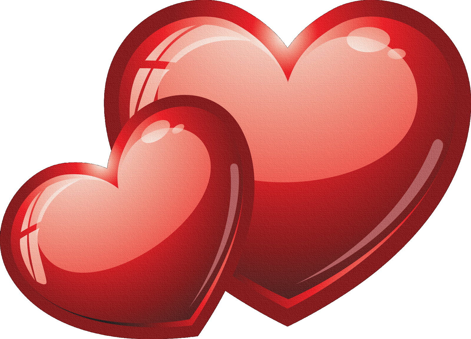 Scrap De Corazones Rojos - 3d Heart (1600x1154), Png Download