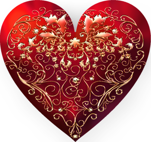 Formato Png, Corazones, Manualidades, Hermosa, Corazones - Heart Clipart (500x469), Png Download