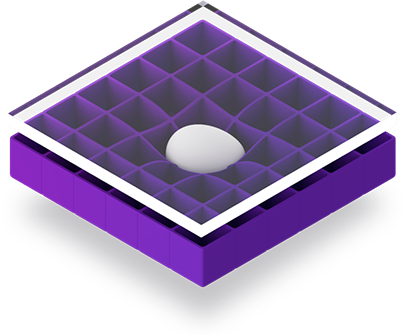 Memory Foam - Purple Bed Mattress (405x335), Png Download
