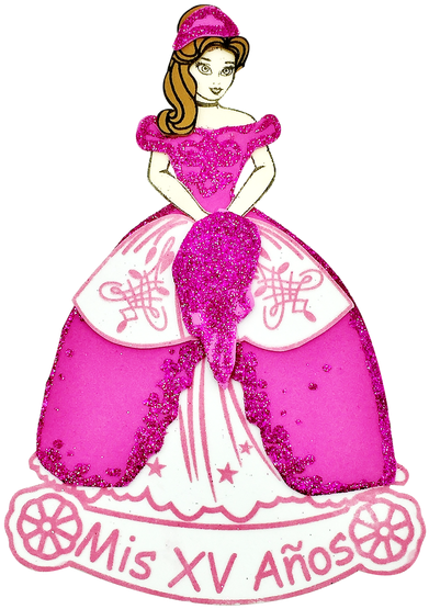 Imagenes De Quinceañeras Animadas Png (428x600), Png Download