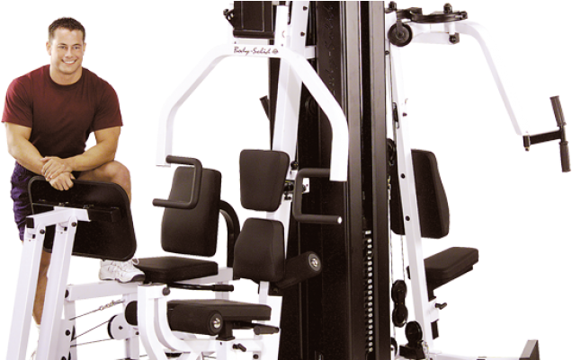 Body Solid Home Gym - Body Solid Exm3000lps Home Gym (700x400), Png Download