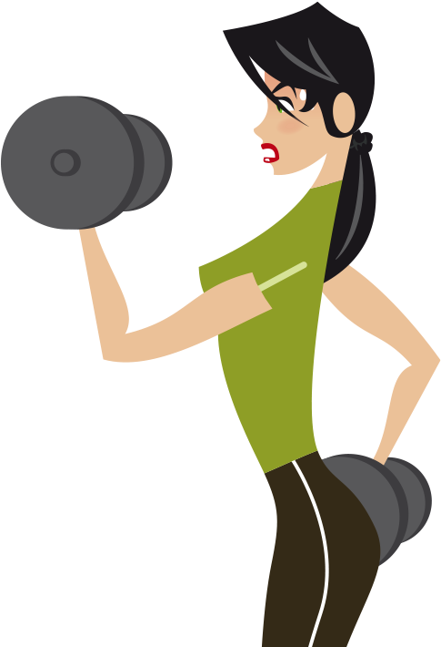 Don't Waste Hours In The Gym Each Week - Cartoon (720x790), Png Download