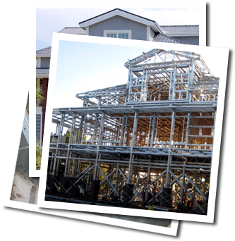 Photographs Of House With Metal Frame - Cat Five House (340x400), Png Download