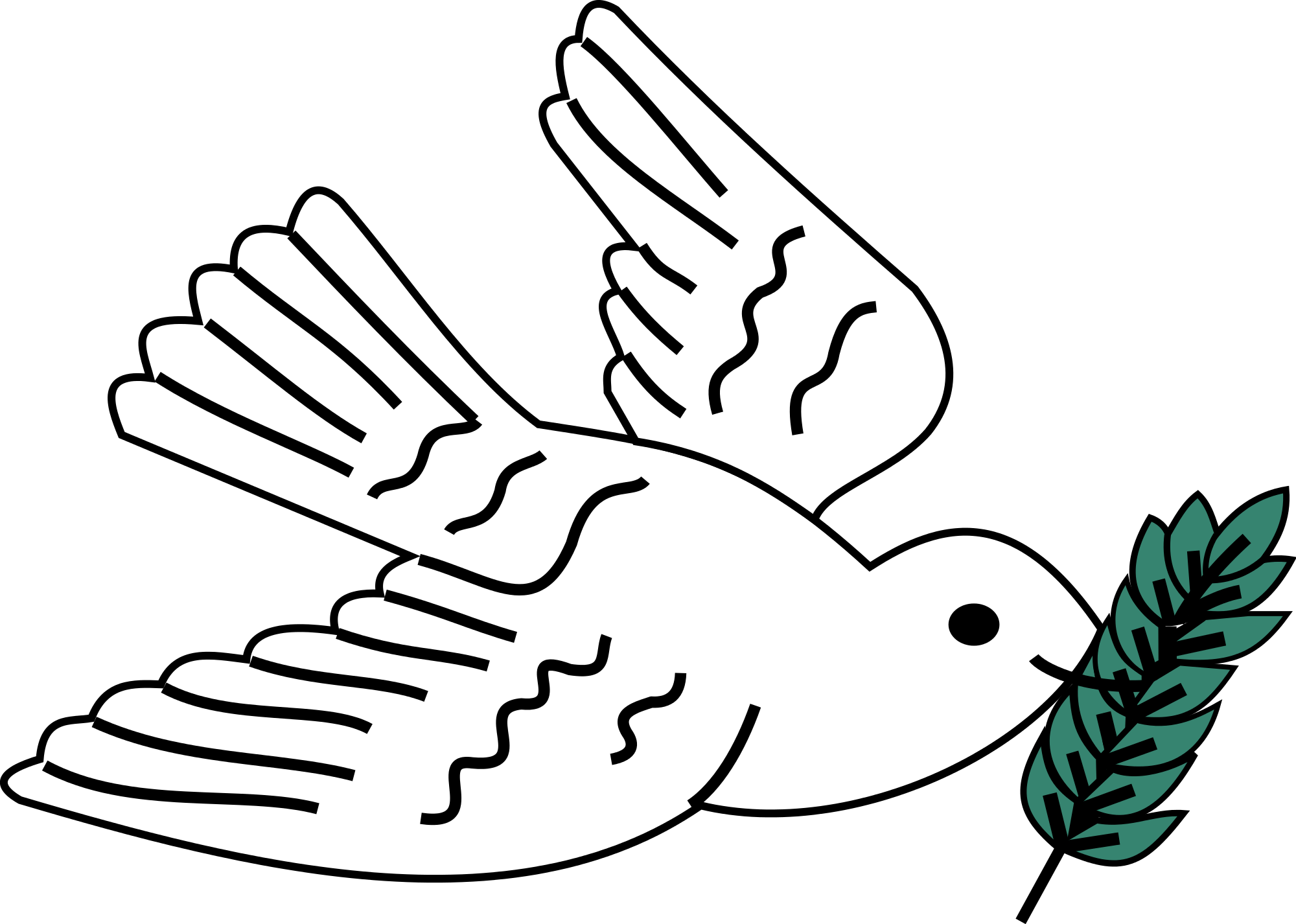 Open - Pigeons And Doves (2000x1426), Png Download