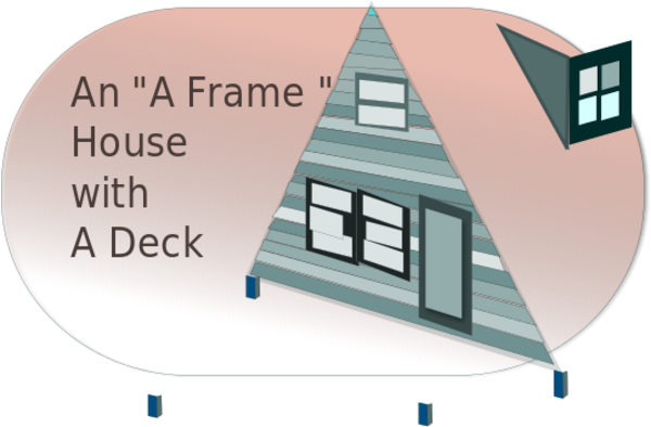 A - House (600x394), Png Download