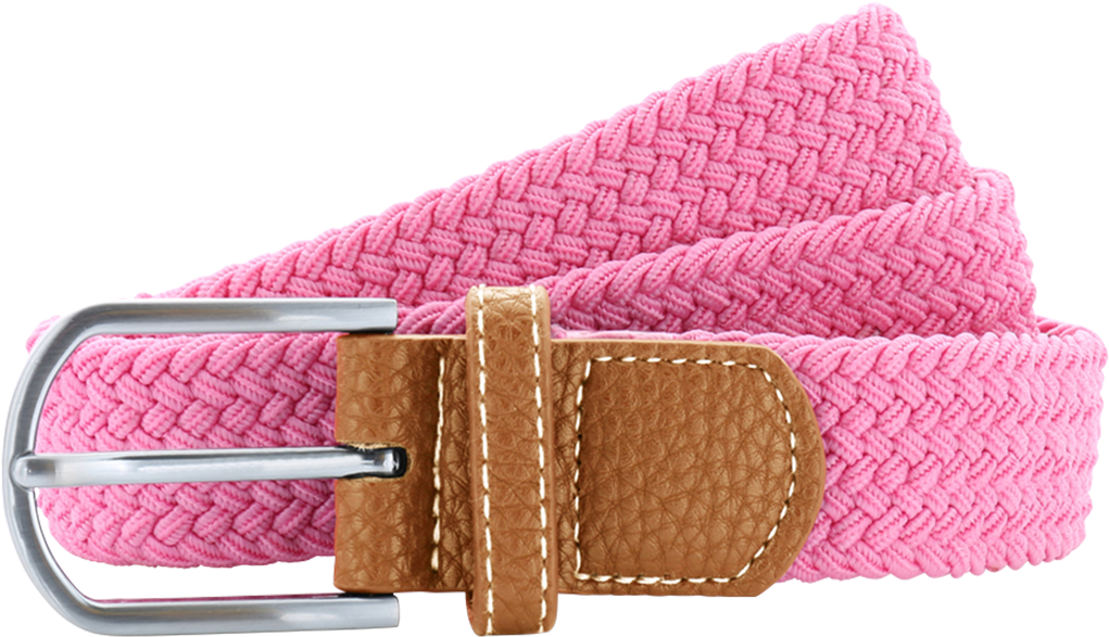 Pink Carnation Asquith & Fox Braid Stretch Belt (1024x1024), Png Download