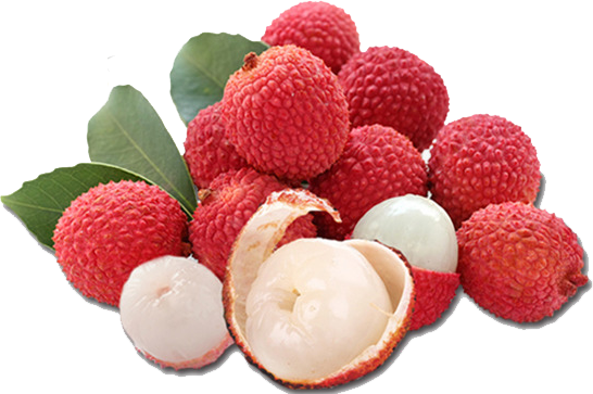 The Fruit Litchi, Was Born And Bought Up In China - Lychee Flavour (546x363), Png Download