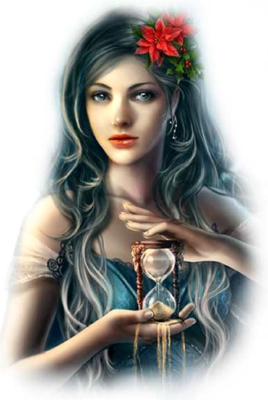 Hourglass - Imagenes De Gitanas Animadas (386x576), Png Download