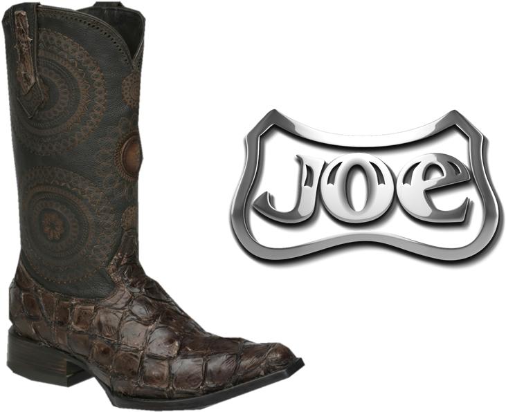 Bota Vaquera Hipopotamo Cuadra (822x642), Png Download