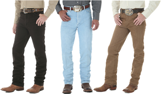 Wrangler Cowboy Cut Slim Fit Jean (657x330), Png Download