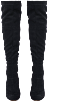 Bota Overknee Tacon Gamuza Bota Overknee Tacon Gamuza - Knee-high Boot (367x513), Png Download