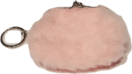 Faux Fur Coin Bag - Coin Purse (480x267), Png Download