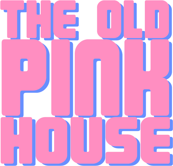 The Old Pink House - Electric Blue (564x602), Png Download