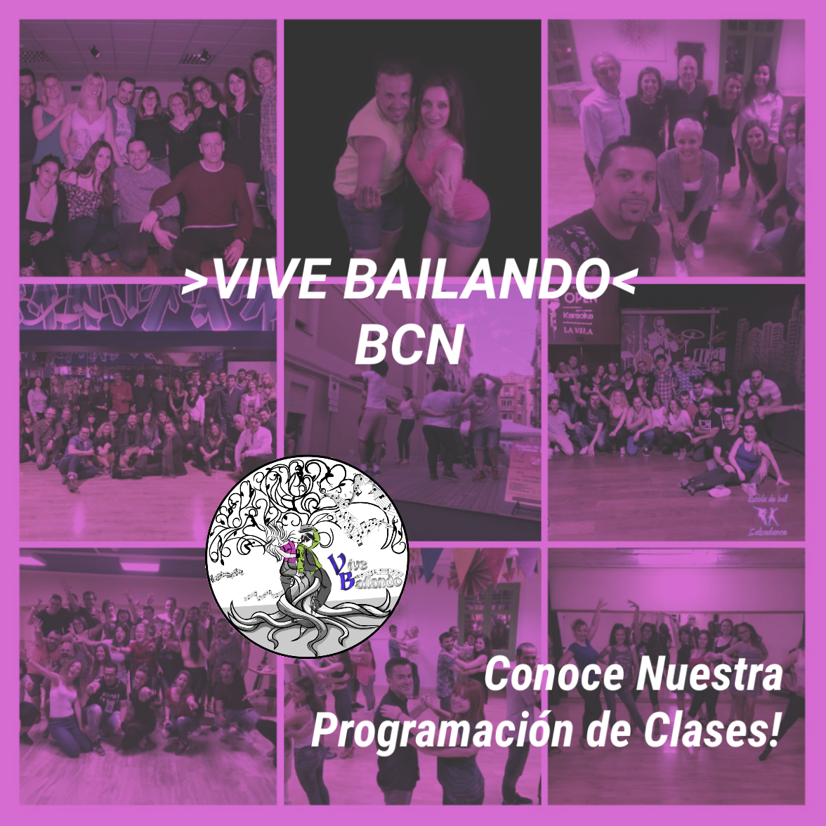 Empezamos El Día 11 De Septiembre Con Nuestras Clases - Collage (1176x1176), Png Download