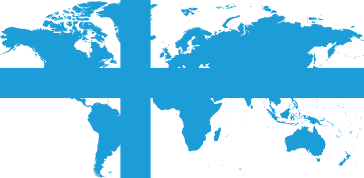 28kib, 724x355, Future World Map - Flat Vector World Map (724x355), Png Download