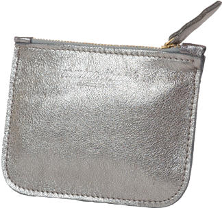 Coin Purse - Metallic Gunmetal - Coin Purse (500x333), Png Download