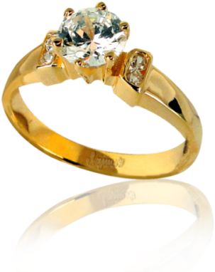 Y-220 - Anillos De Compromiso Precios Peru (400x404), Png Download