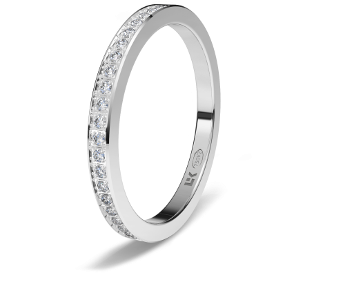 Modelo 1303 Anillo De Compromiso De Oro Blanco 18k - Anillo De Compromiso 1303 (500x500), Png Download