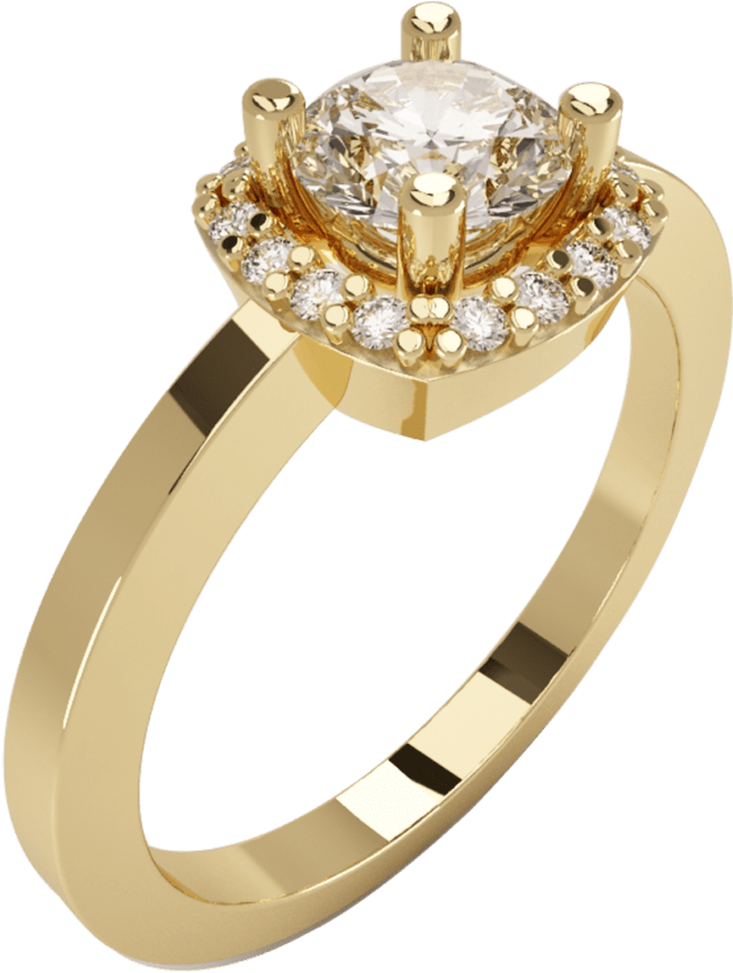 1 - Engagement Ring (1000x1333), Png Download