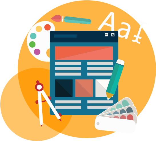 Download Website Layout And Designs - Graphic Design - Full Size PNG