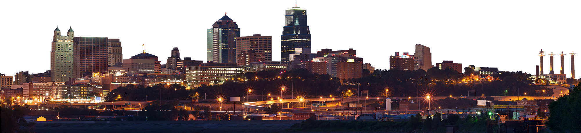 Hello, Kansas City - Kansas City Skyline Png (2000x754), Png Download