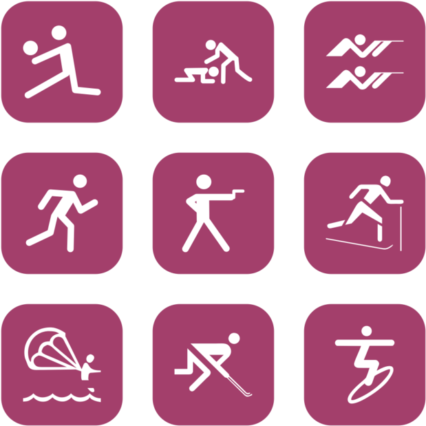 Sports Icon In Style Flat Rounded Square White On Pink - St Jude Medical Center Logo (660x660), Png Download