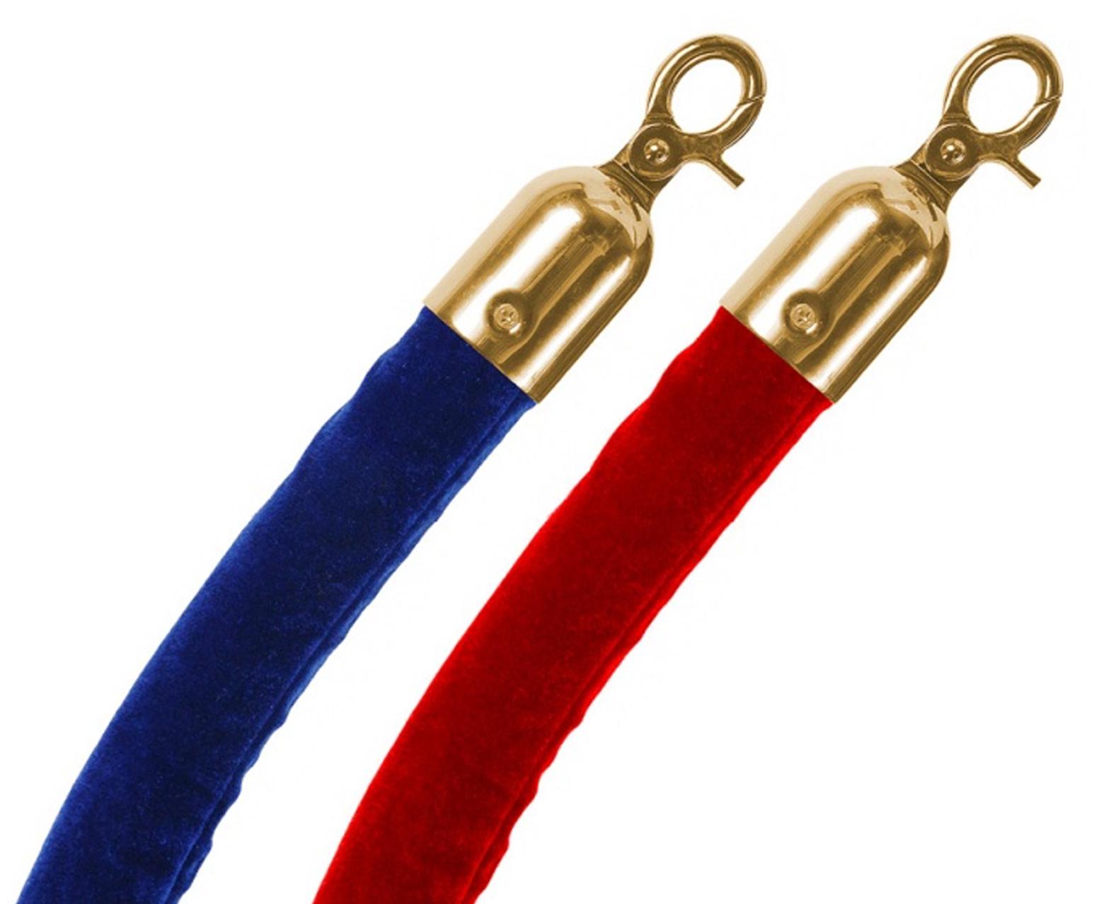 Černý Provaz Na Barierový Sloupek, Zlaté Koncovky (1600x1600), Png Download
