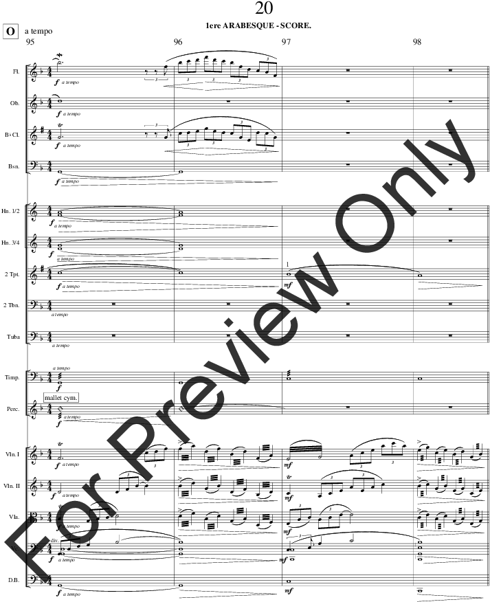 Arabesque 1 Thumbnail - Gap Of Dunloe Violin Music (816x1056), Png Download
