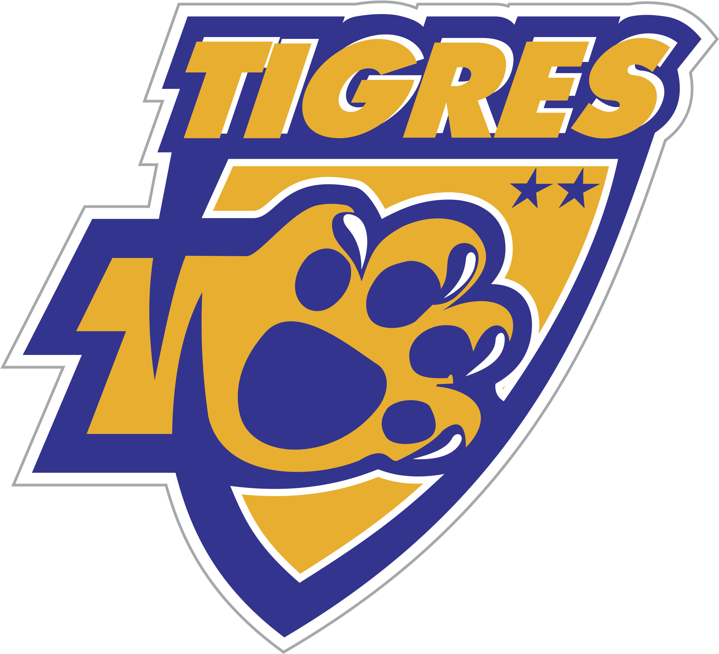 Tigres De La Uanl 2 Logo Png Transparent - Tigres Uanl 2000 Logo (2400x2400), Png Download