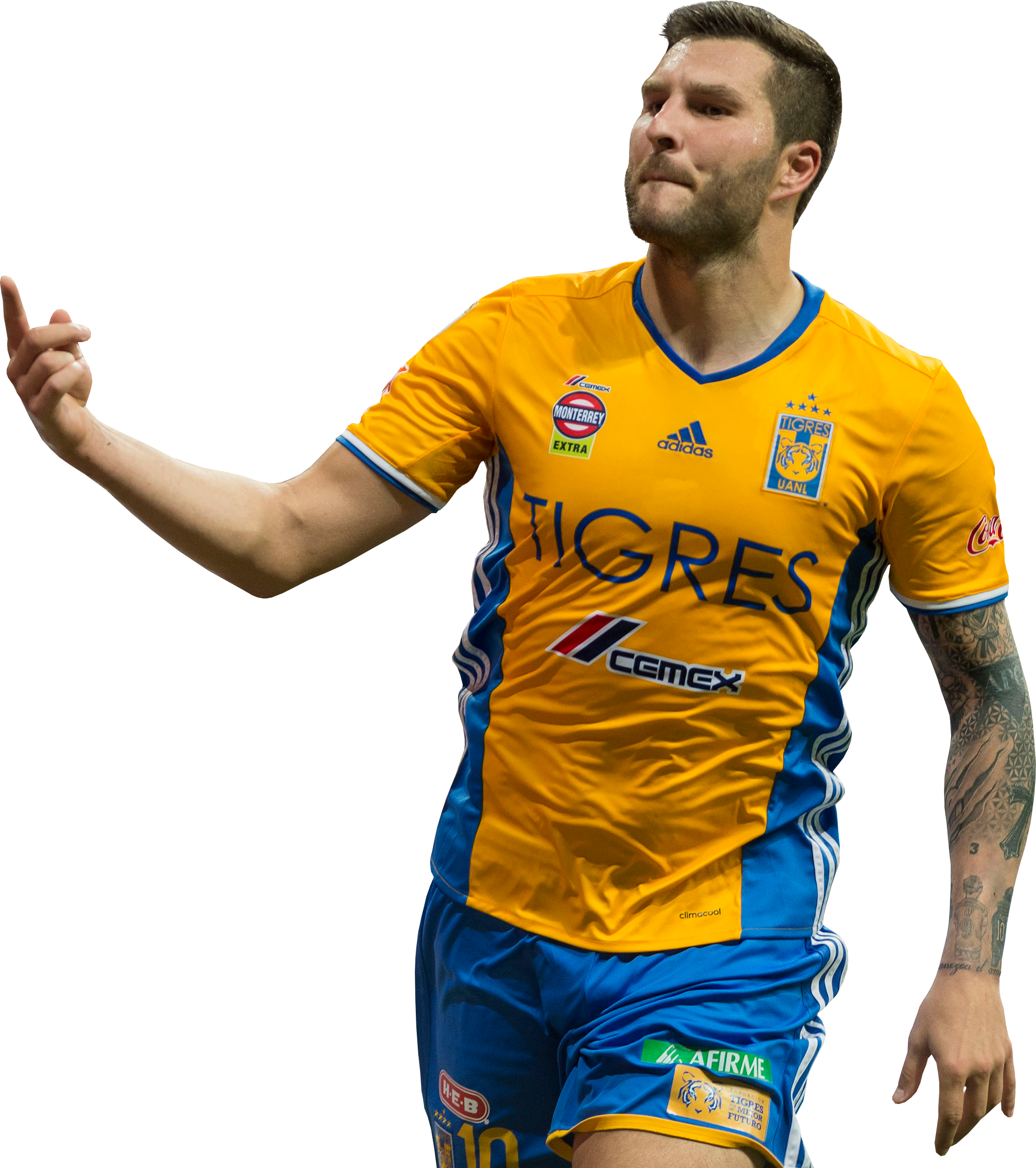 André-pierre Gignac Render - Gignac Render (2185x2465), Png Download