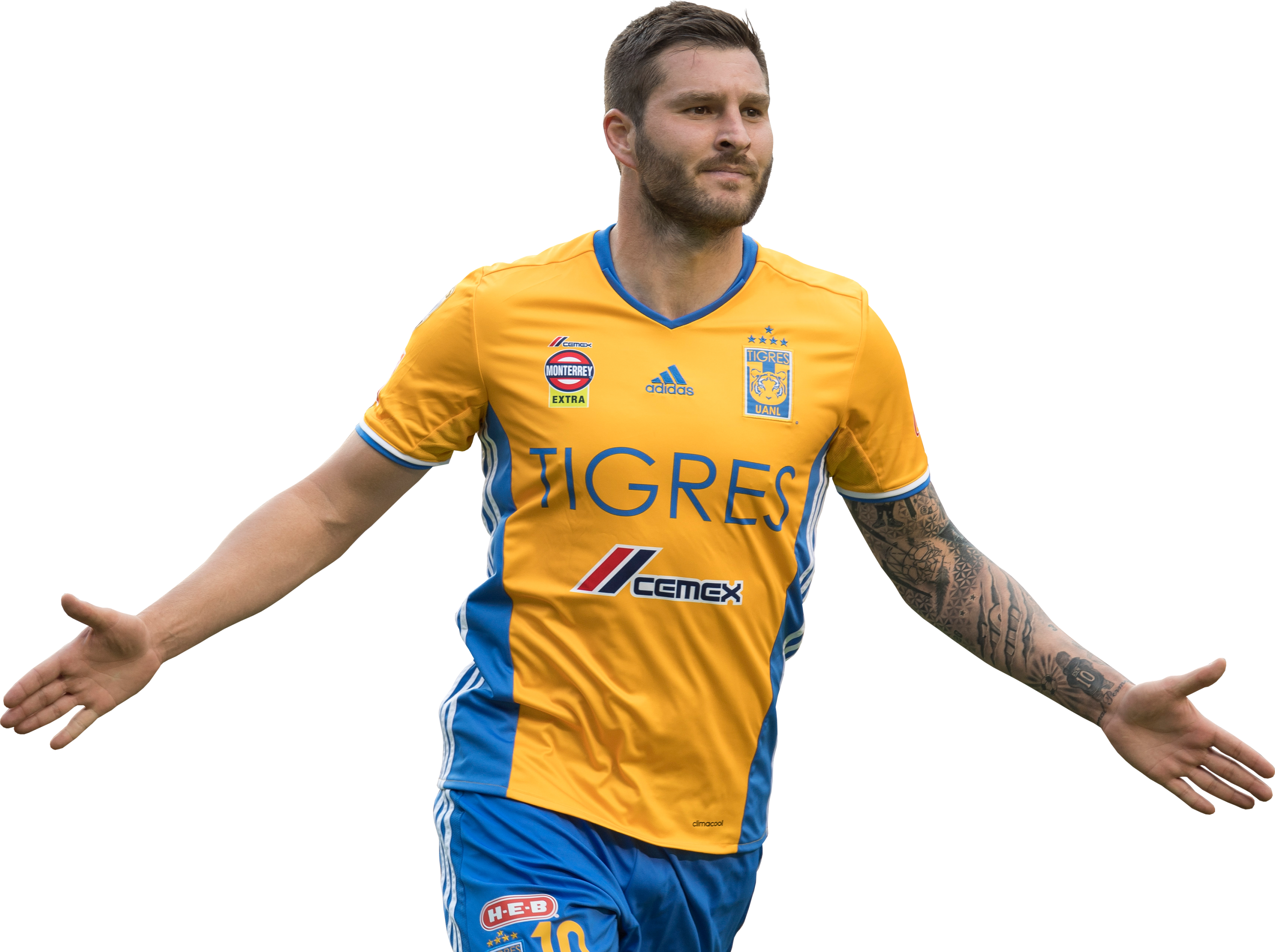 André-pierre Gignac Render - Andre Pierre Gignac Png (3000x2241), Png Download