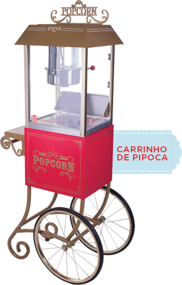 Pipoca - Carrinho De Pipoca Para Locação (361x565), Png Download