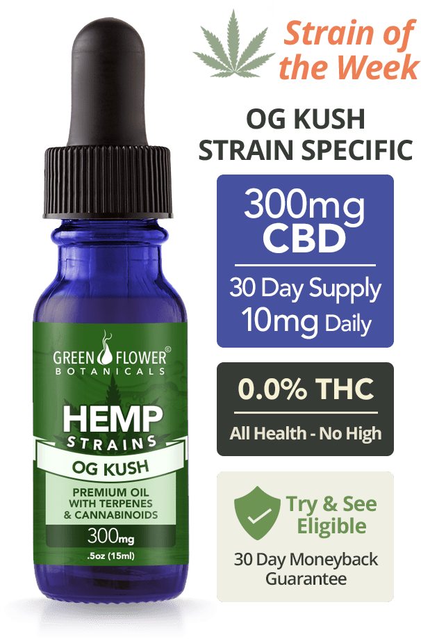 Strain Profile Og Kush - Whole Plant Cbd Vape (950x950), Png Download
