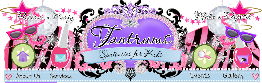 Tantrums Spa Parties, Spa Parties, Spa Parties For - Illustration (903x287), Png Download