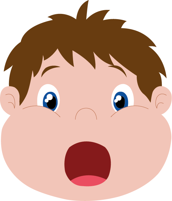 For My Healthy Me Video I Wanted To Create A Character - Surprised Kid Face Clipart (556x650), Png Download