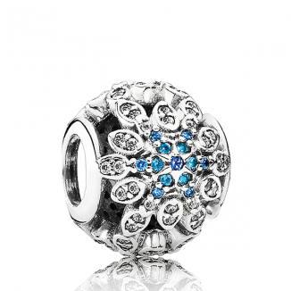 Berloque Luxuoso Floco De Neve Encantado Em Prata - Pandora Crystalized Snowflakes Charm - 791760nblmx (325x461), Png Download