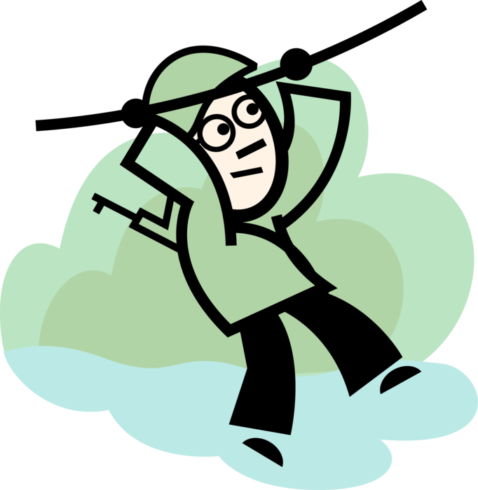 Vector Illustration Of Enlisted Military Soldier Training (682x700), Png Download