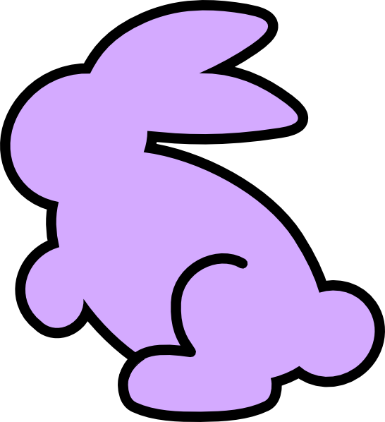 Clip Art Bunny (546x598), Png Download