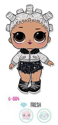 L Surprise Glitter Series Doll - Lol Glitter (200x430), Png Download