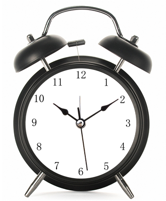 Use Any Photo Or Logo Or Text Custom Twin Bell Alarm - Alarm Clock (400x400), Png Download