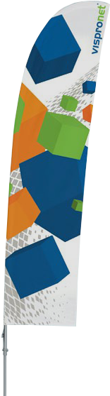 Convex, Drop, Straight - Flagpole (600x600), Png Download
