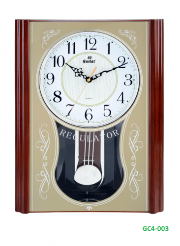 Wall Clock With Pendulum - Rhythm 16" Estado Wall Clock (500x500), Png Download