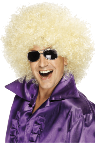Big Blonde Afro Wig " Name="og Description - Blonde Afro (366x580), Png Download