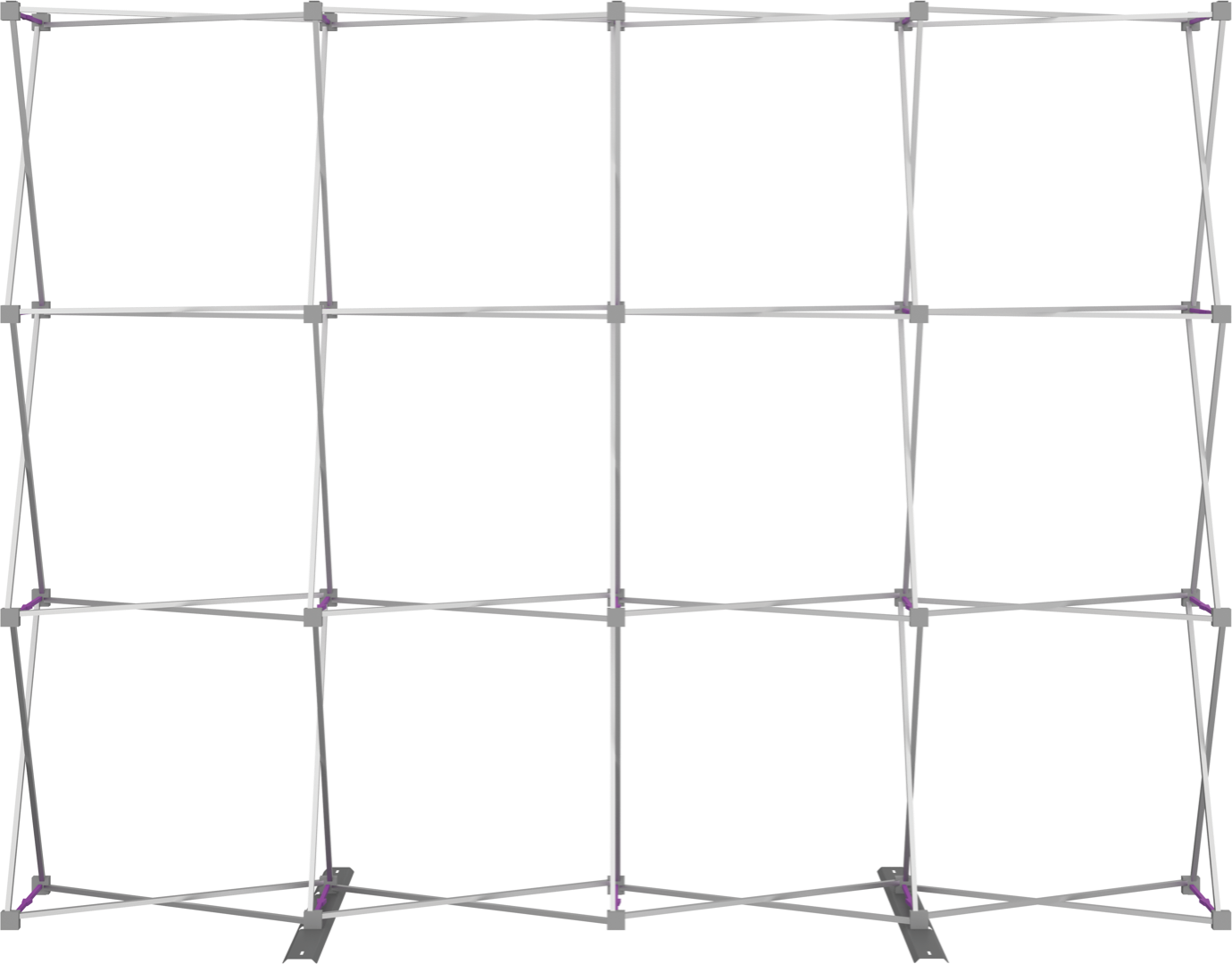 Hopup 10ft Straight Full Height Tension Fabric Display - Mesh (1380x1080), Png Download