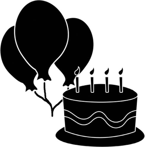 Pay Reservation Deposits - Birthday Silhouette Hd Png (489x496), Png Download
